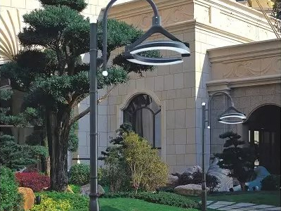 江门商业广场庭院灯工程案例