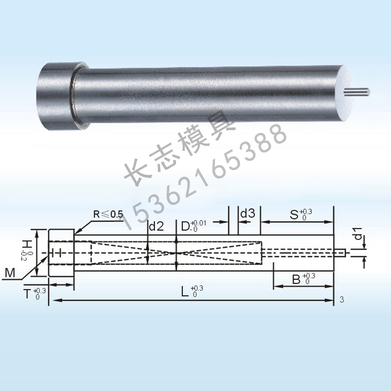 BP型子母沖針