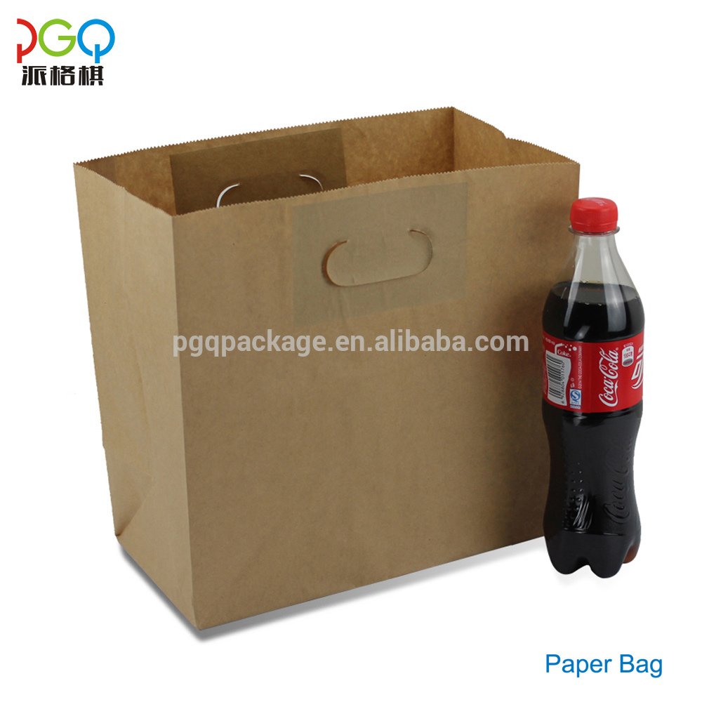 Factory direct sale Customized colorful kraft paper food bag for food or shopping