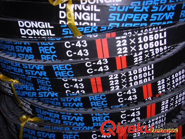 供應韓國現代挖掘機發電機皮帶REC C43齒形三角帶DONGIL