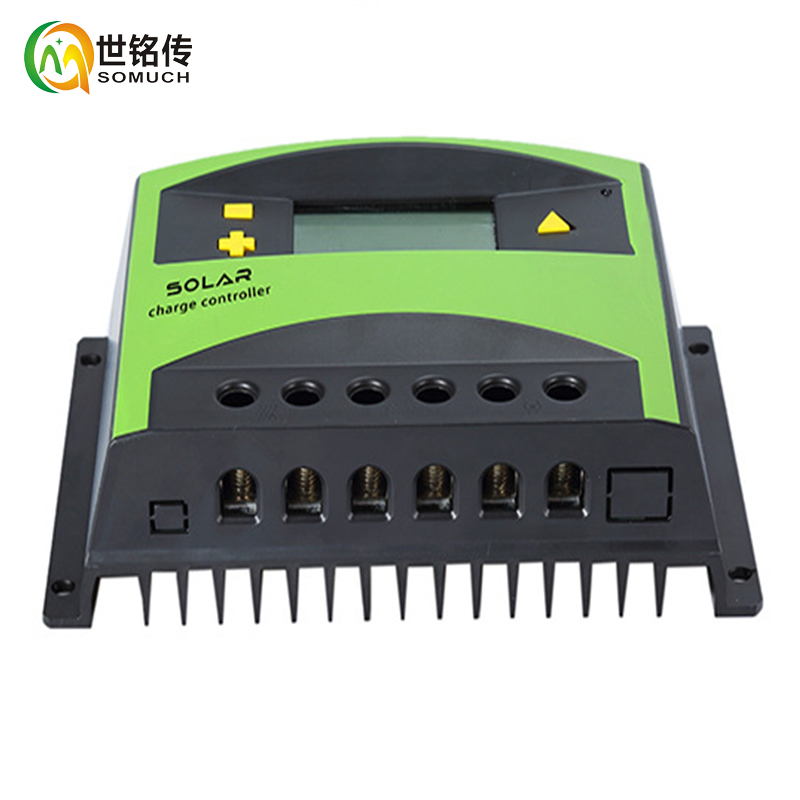 太陽能控制器12V24V40A/50A/60A LCD液晶 光伏電池板控制器 路燈充電器