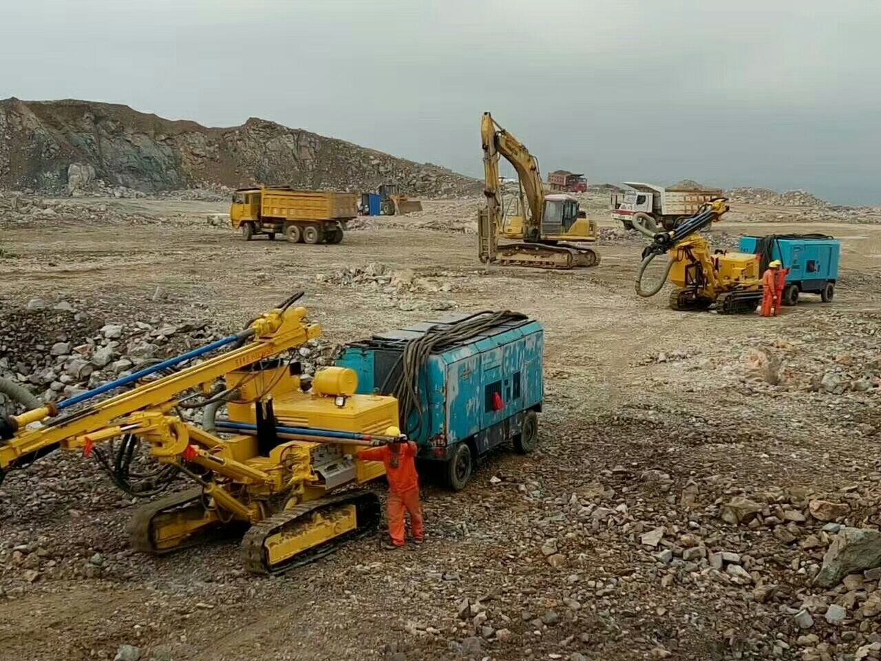 河北周邊工程專用移動空壓機出租租賃及配件