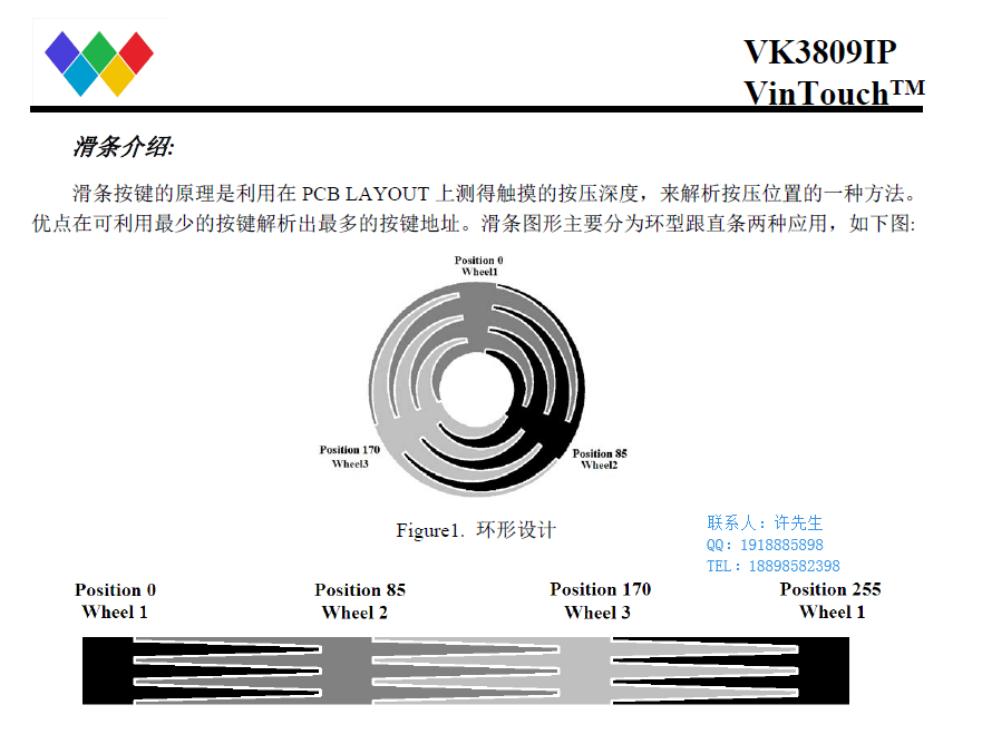 IIC/INT通讯多按键/通道触摸触控系列VK3809IP/VK3813IP/VK3816IP