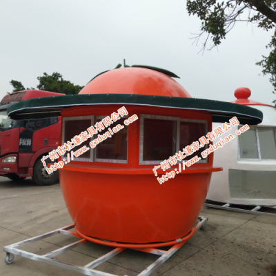景區玻璃鋼茶壺造型售貨亭都賣什么好 兒童樂園玻璃鋼茶壺造型售貨亭
