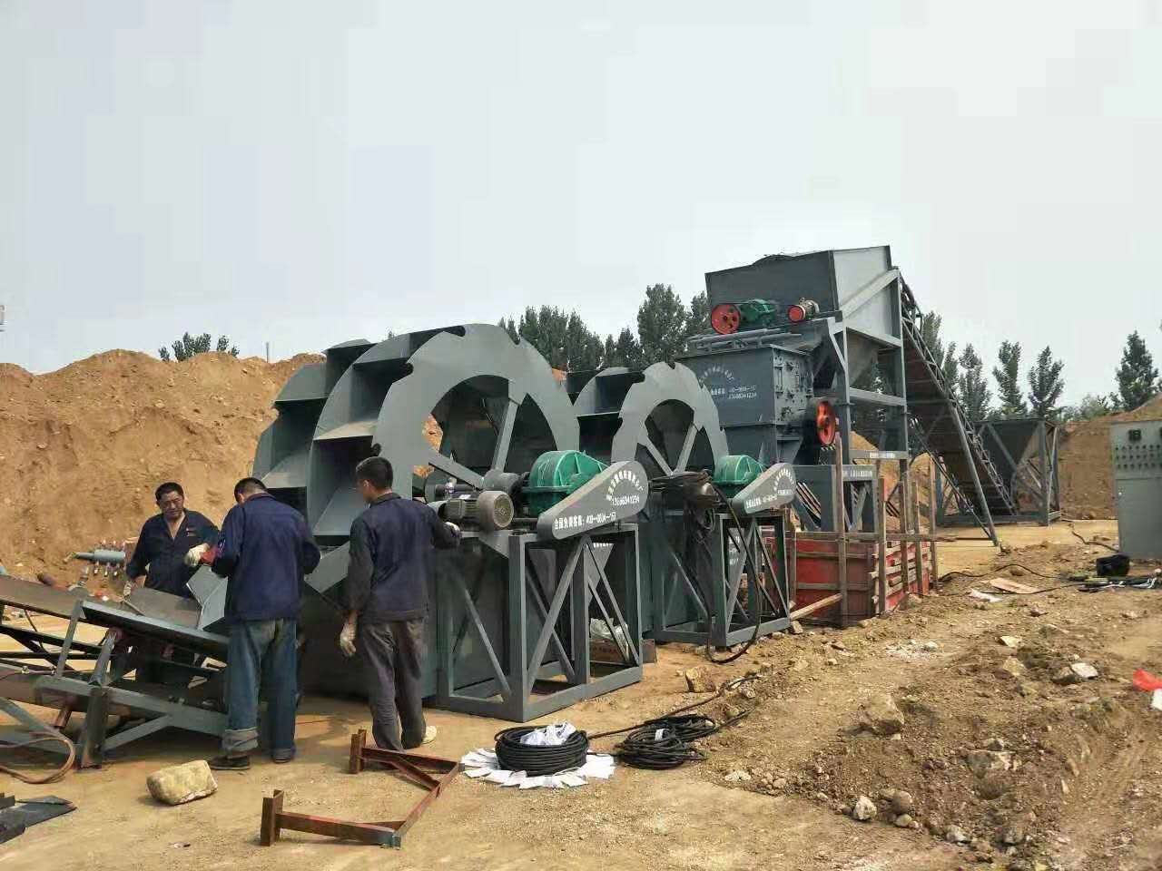 江西維克多沙場洗砂設備 輪斗式洗砂機價格 高產量洗砂機廠家直銷