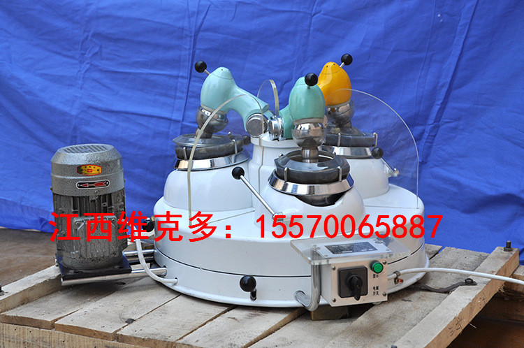 江西維克多XPM120*3三頭研磨機小型研磨設備瑪瑙研磨機廠家價格