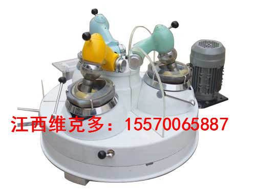 江西維克多XPM120*3三頭研磨機小型研磨設備瑪瑙研磨機廠家價格