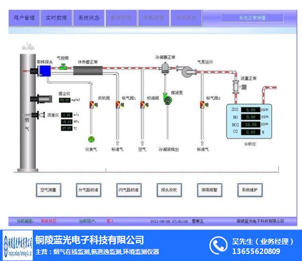 煙氣在線,藍光電子(圖),煙氣在線分析