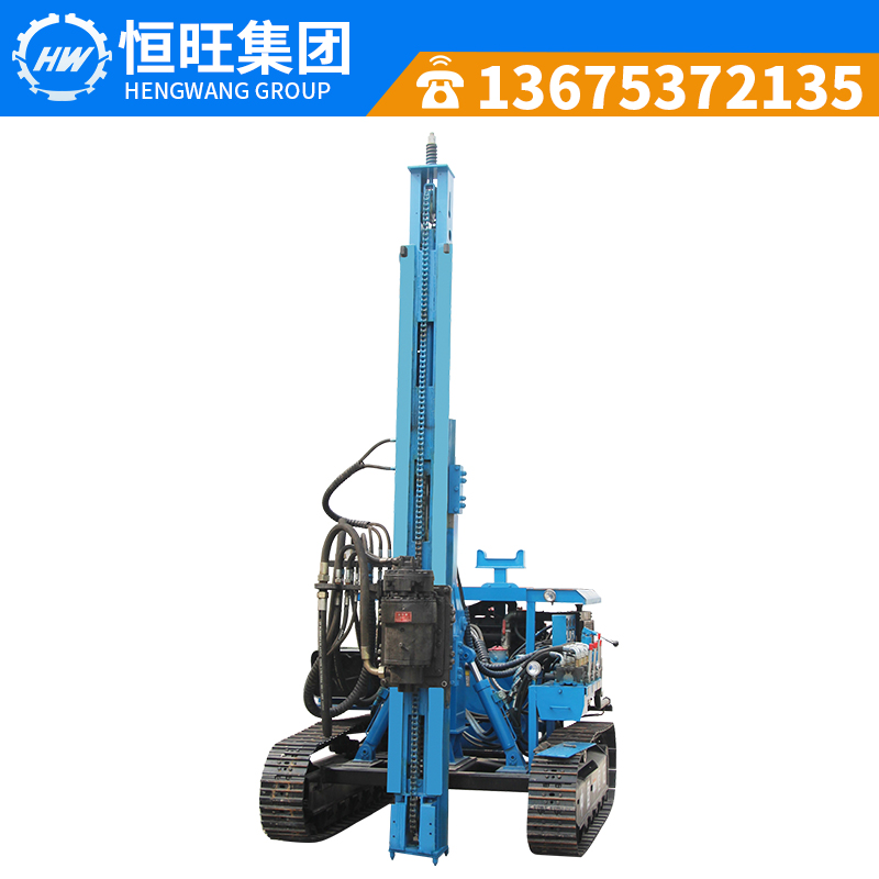 質量{dy}國內{zxj}的履帶式光伏打樁機