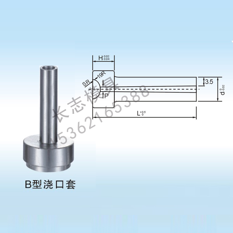 B型i澆口套