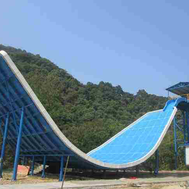廣西水上樂園浪擺水滑梯_水上樂園設(shè)施_廣州韻潮水上樂園設(shè)備廠家原始圖片2