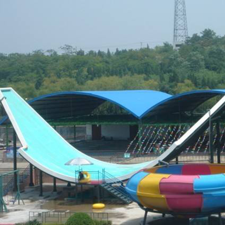 廣西水上樂園浪擺水滑梯_水上樂園設(shè)施_廣州韻潮水上樂園設(shè)備廠家原始圖片3