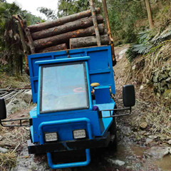 液壓方向助力四驅(qū)四不像車，農(nóng)用拉毛竹自卸翻斗車