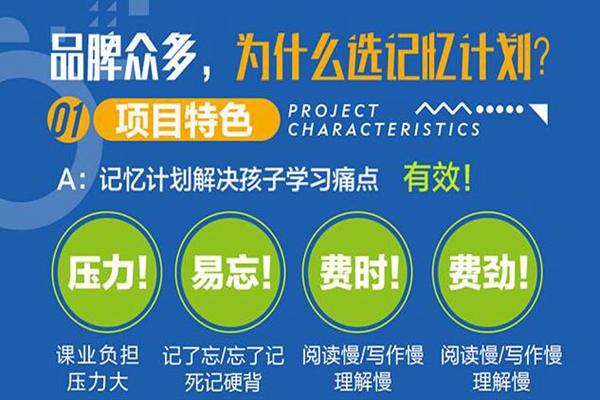 我想加盟記憶計(jì)劃兒童教育投資多少錢