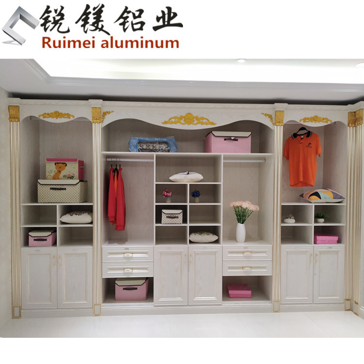 全鋁整體衣柜家具型材 鋁合金臥室衣柜現(xiàn)貨供應廠家直銷批發(fā)定制原始圖片2