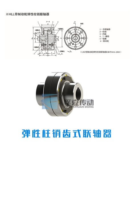 福建LZZ型帶制動輪彈性柱銷齒式聯軸器報價_孚克傳動咨詢商家