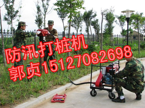 樁徑180適合哪款防汛打樁機？小型便攜式植樁打樁機廠家