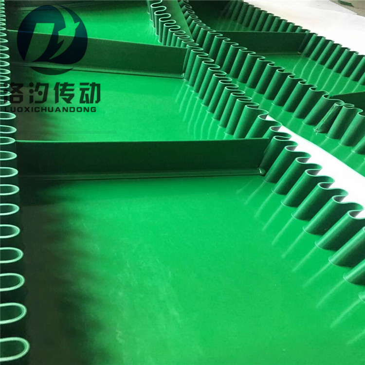 pvc裙邊輸送帶加擋板原始圖片3