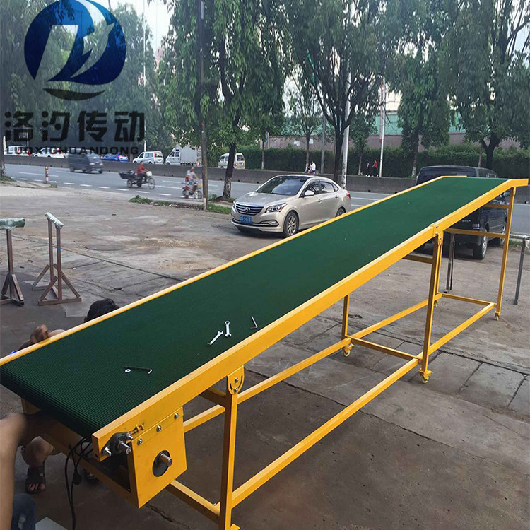 綠色草型紋pvc輸送帶原始圖片3