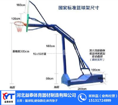 青浦區(qū)箱式籃球架_益泰公司(在線咨詢)_凹箱式籃球架