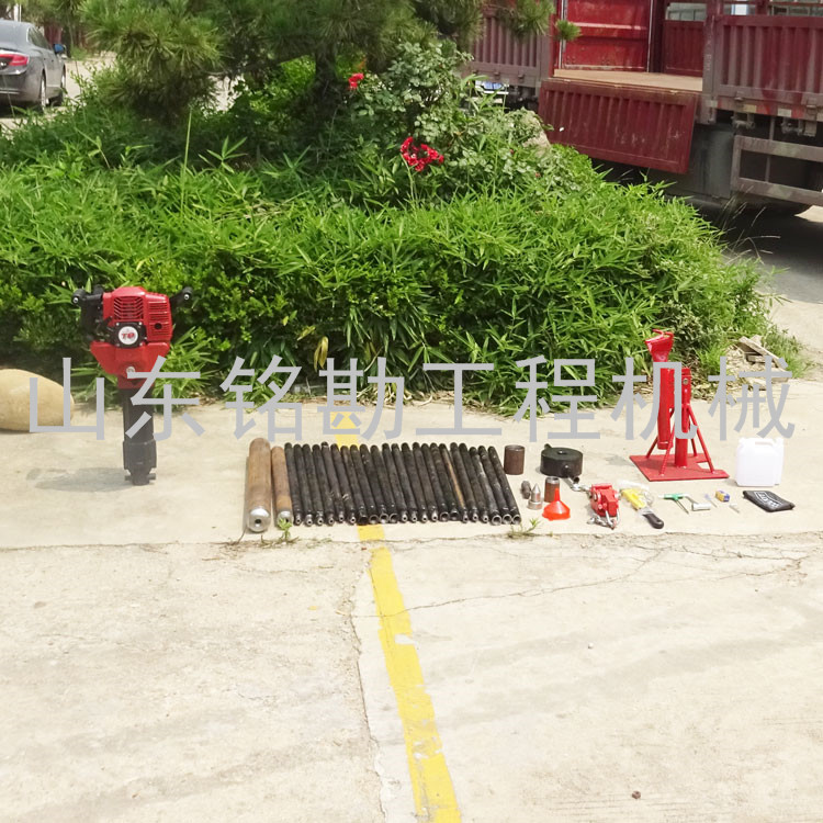 {gx}快捷高鐵工程土壤勘測取樣鉆機 疏松土質對開式土壤采集器