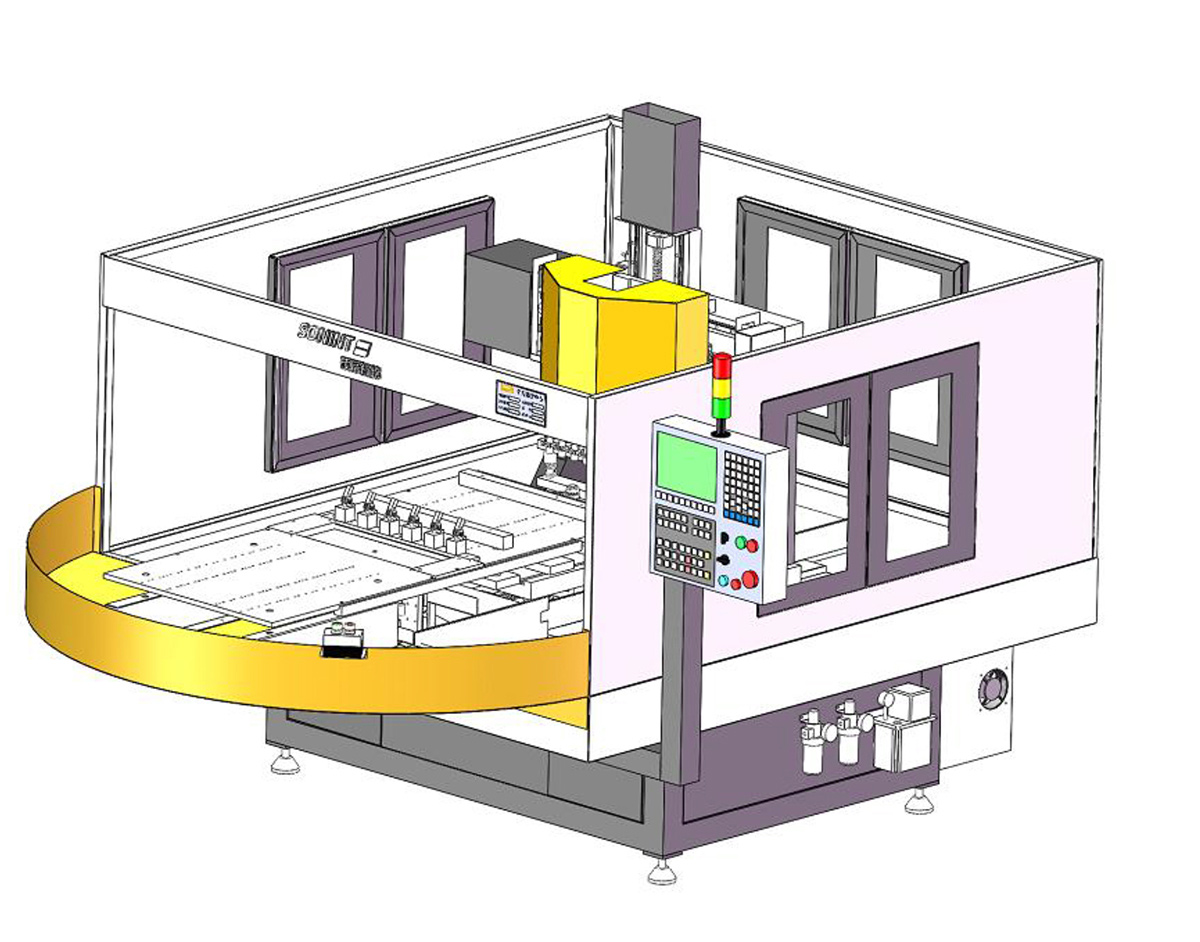 SN6多头高速钻攻铣中心机