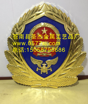 廣西省崇左市3米警徽訂做，1米消防徽現(xiàn)貨銷售，1米城管徽訂購