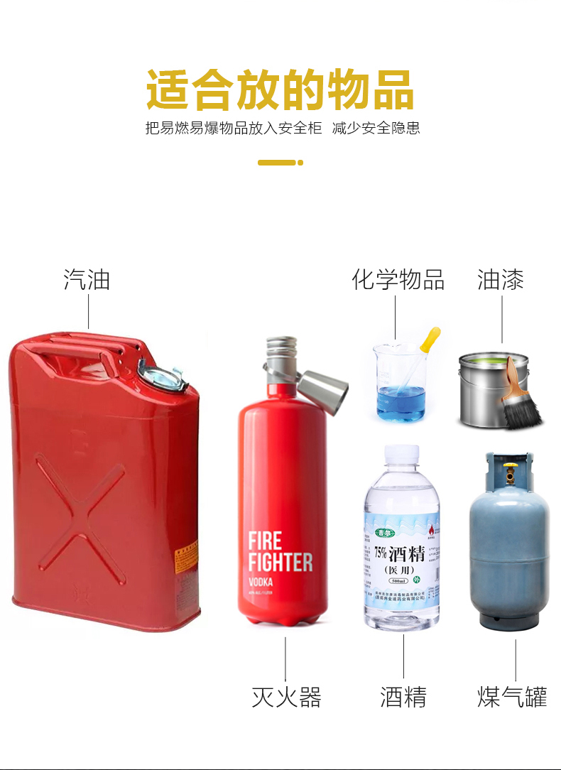 廠家生產銷售各類危化品儲存柜，酸堿儲存，易燃易爆品存儲柜，安全栓