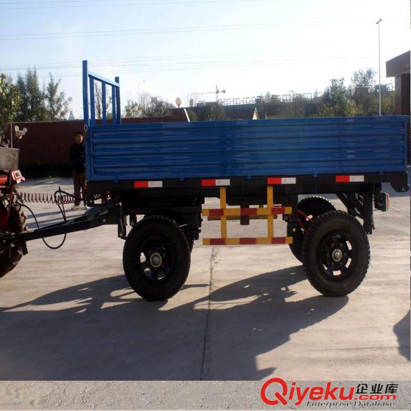 供應(yīng)山東銳鋼平板拖車 農(nóng)用平板拖車 車斗 農(nóng)用掛車