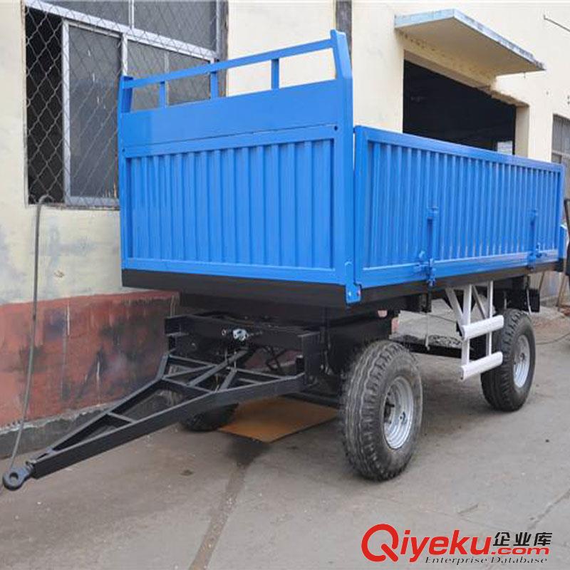 供應(yīng)山東銳鋼平板拖車 農(nóng)用平板拖車 車斗 農(nóng)用掛車