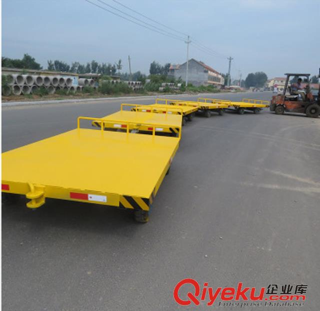 供應山東銳鋼重工牽引拖車，串聯小板車原始圖片2