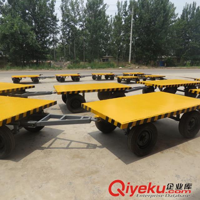 供應山東銳鋼重工牽引拖車，串聯小板車原始圖片3