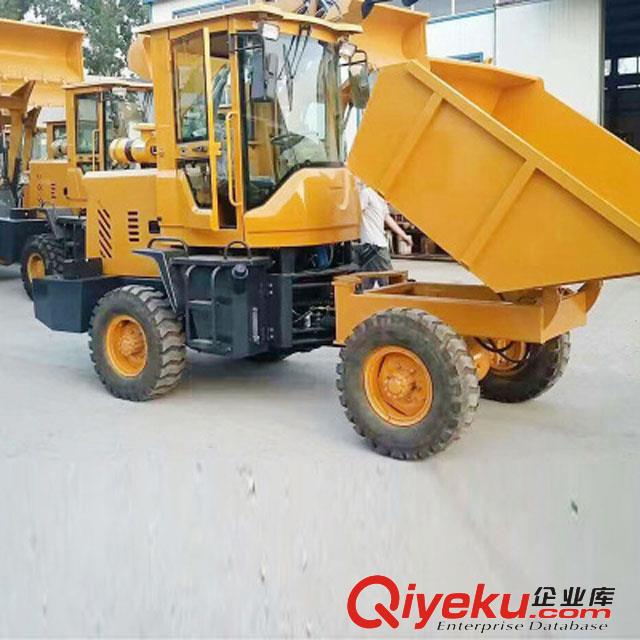供應(yīng)山東銳鋼前卸式四驅(qū)翻斗車 1.6噸四驅(qū)柴油三輪車原始圖片2