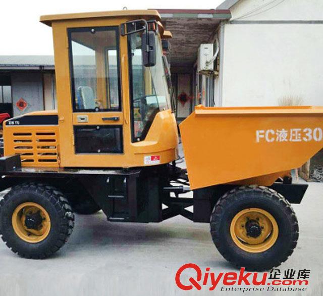供應(yīng)山東銳鋼前卸式四驅(qū)翻斗車 1.6噸四驅(qū)柴油三輪車原始圖片3