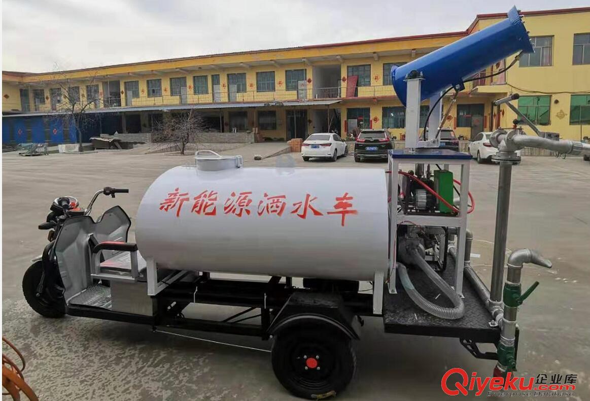 山東銳鋼工程電動霧炮車|電動灑水車