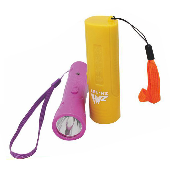 Miniature emergency flashlight for outdoor camping