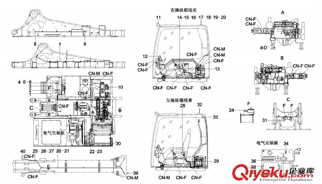 供應三一原廠SY235C9液壓挖掘機10872502電氣系統