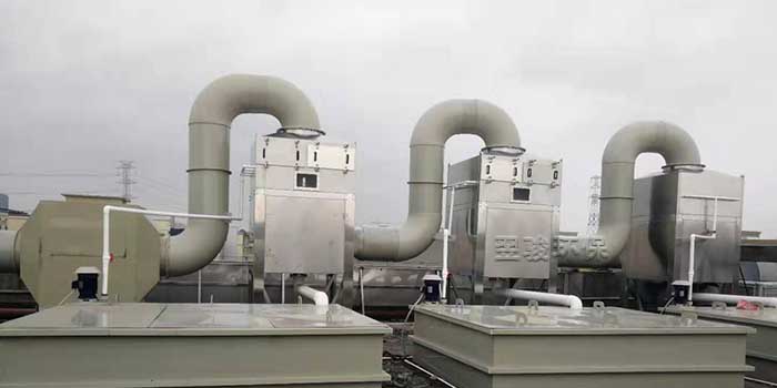 氣水混合塔+濕法靜電一體式設備